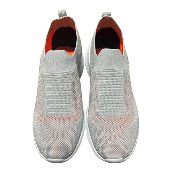 Grey_Knit_Upper_With_Memory_Foam_Sole_Flat_Walking_Shoes_For_Men