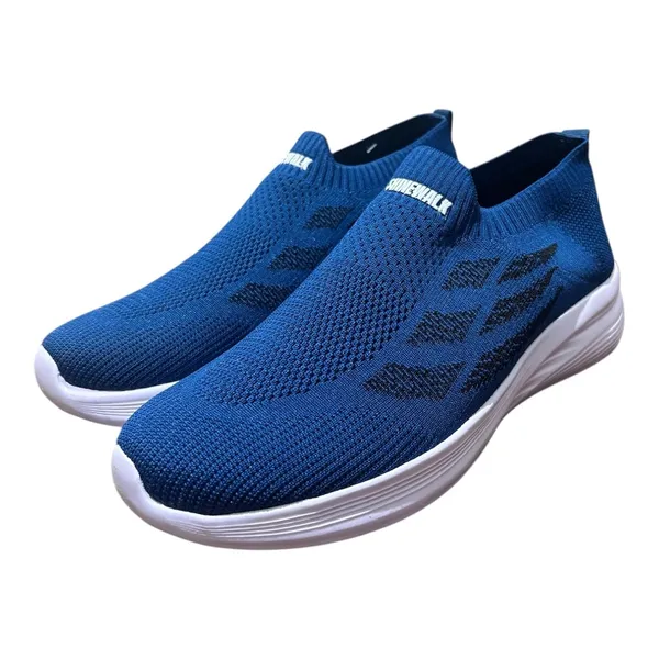 Blue_Knit_Upper_With_Memory_Foam_Sole_Flat_Walking_Shoes_For_Men