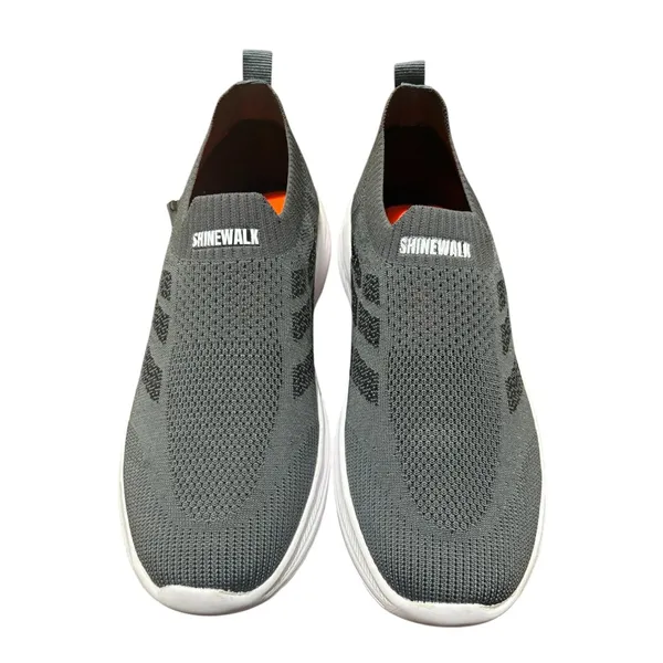 Grey_Knit_Upper_With_Memory_Foam_Sole_Flat_Walking_Shoes_For_Men