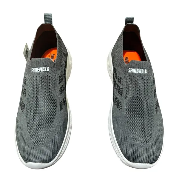 Grey_Knit_Upper_With_Memory_Foam_Sole_Flat_Walking_Shoes_For_Men