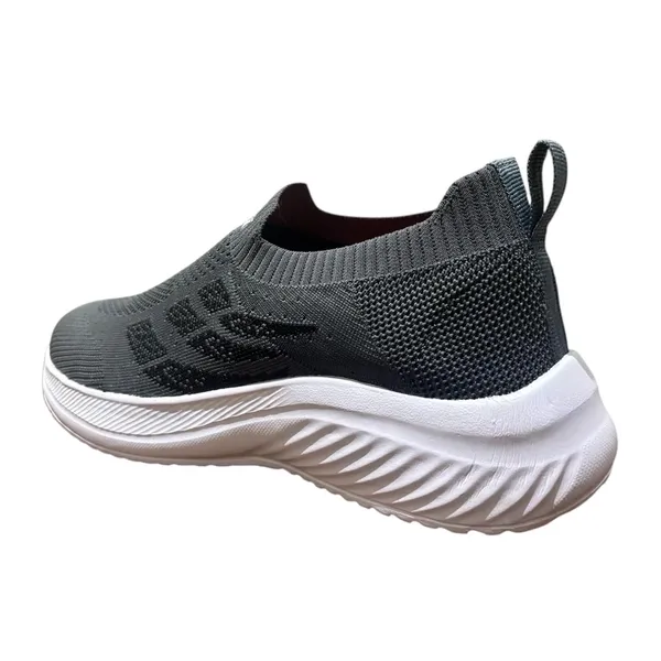 Grey_Knit_Upper_With_Memory_Foam_Sole_Flat_Walking_Shoes_For_Men
