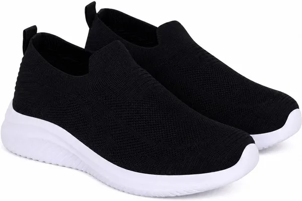 styvora_Women�s_Slip-On_Walking_Shoes_|_Lightweight_Breathable_Knit_Sneakers_for_Women_Slip_On_Sneakers_For_Women_(Black)