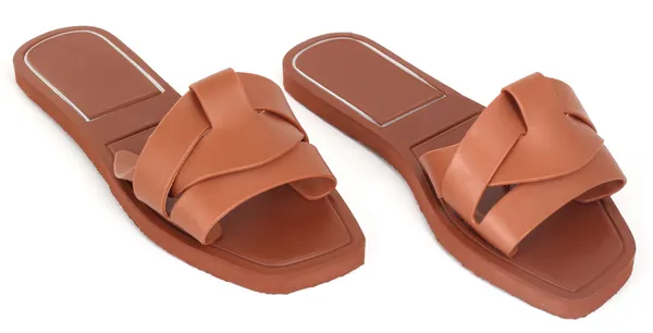 Soft_Sole_Brown_Tpr_Synthetic_Leather_Slide_Sandal_For_Women