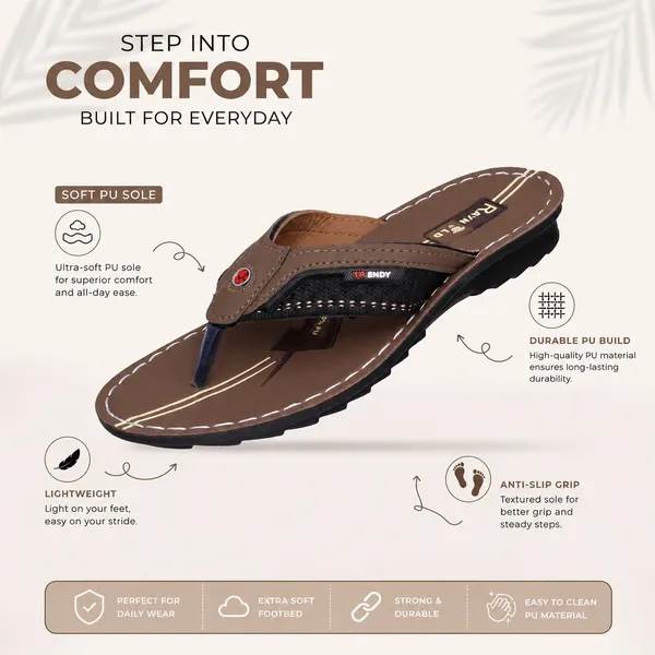 styvora_Men_Flats_(Brown_,_6)