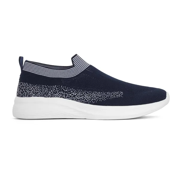 Navy_Blue_Knit_Upper_With_Memory_Foam_Sole_Flat_Walking_Shoes_For_Men