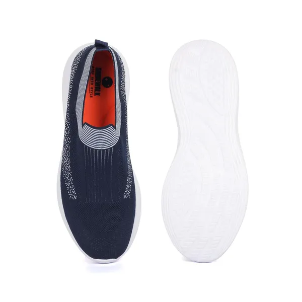 Navy_Blue_Knit_Upper_With_Memory_Foam_Sole_Flat_Walking_Shoes_For_Men