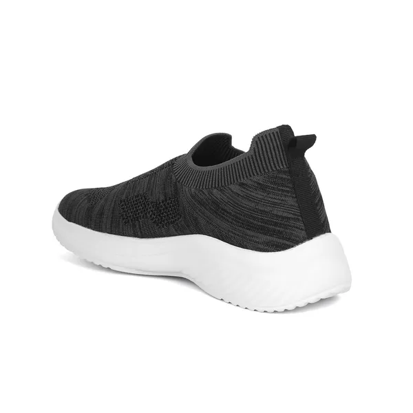 Black_Knit_Upper_With_Memory_Foam_Sole_Flat_Walking_Shoes_For_Men