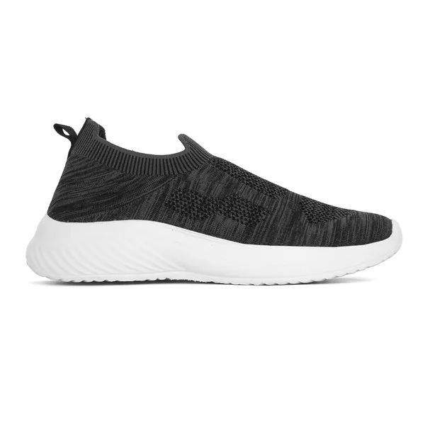 Black_Knit_Upper_With_Memory_Foam_Sole_Flat_Walking_Shoes_For_Men