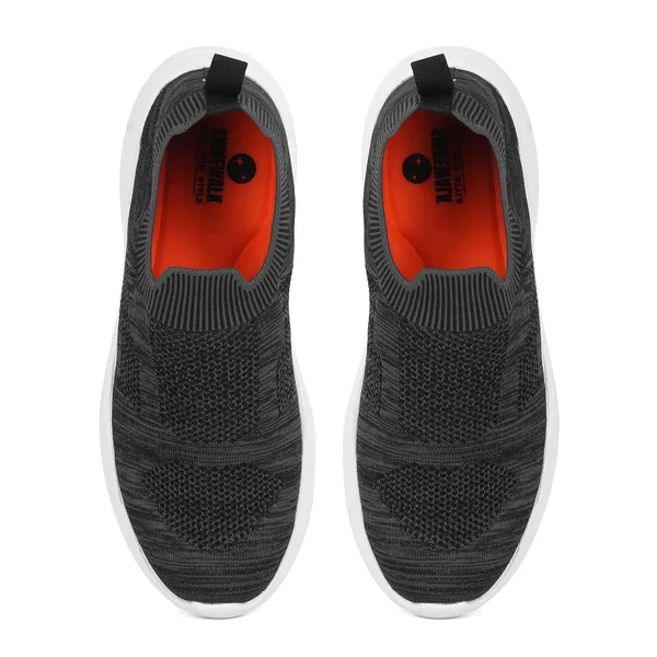 Black_Knit_Upper_With_Memory_Foam_Sole_Flat_Walking_Shoes_For_Men