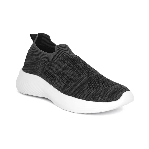 Black_Knit_Upper_With_Memory_Foam_Sole_Flat_Walking_Shoes_For_Men