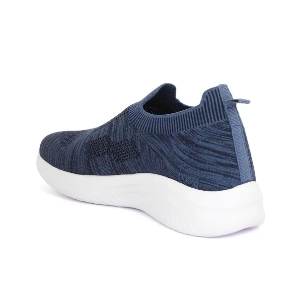 Navy_Blue_Knit_Upper_With_Memory_Foam_Sole_Flat_Walking_Shoes_For_Men