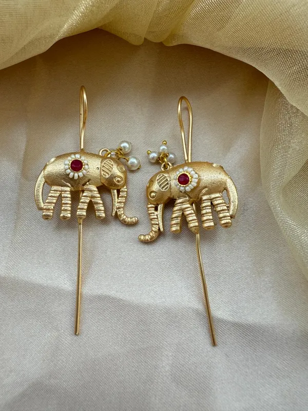 Multicolor_Gold_Plated_Brass_Earrings_For_Women