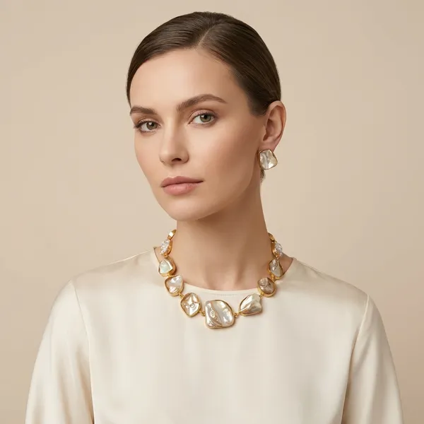 Gold_Plated_Brass_Necklace_Set_With_Pearl_Jhumkas_For_Women