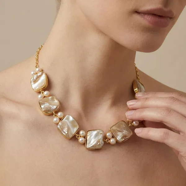 Gold_Plated_Brass_mother_of_pearl_Necklace_Set_With_Earrings_For_Women