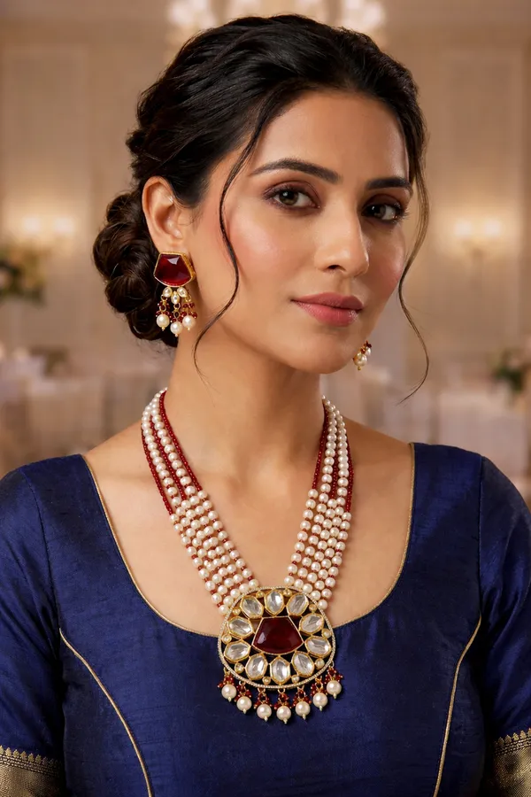 Multicolor_Gold_Plated_Brass_Necklace_Set_With_with_polki_&_mojonight_kundan_For_Women
