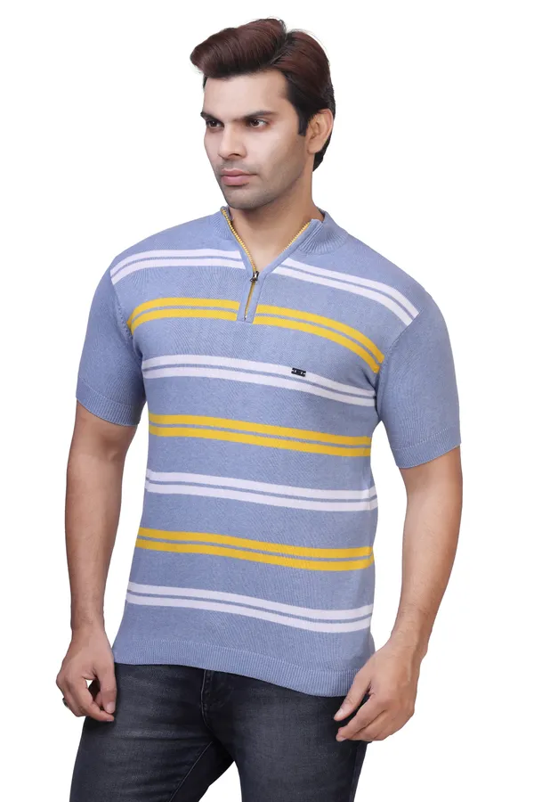 Blue_Cotton_Premium_And_Elegant_T-Shirt_For_Men