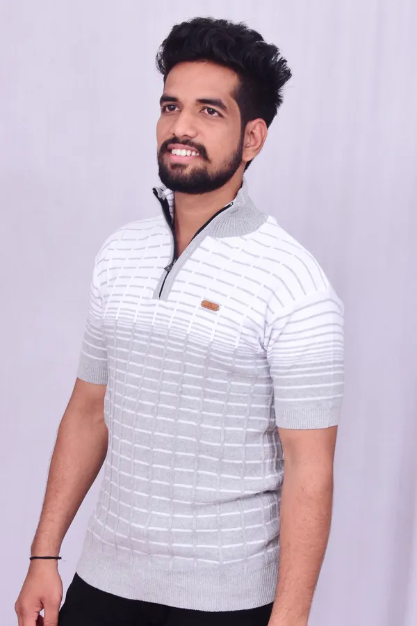 Light_Purple_Poly-Cotton_Knit_Premium_And_Elegant_Knit_T-Shirt_For_Men