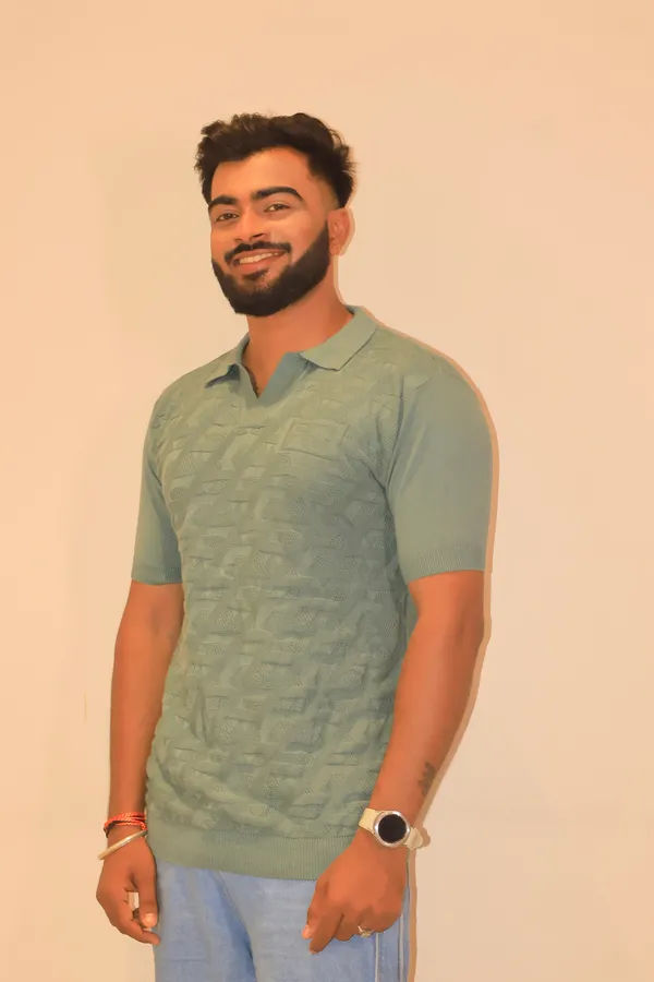 Sage_Green_Poly-Cotton_Knit_Premium_And_Elegant_Knit_Polo_T-Shirt_For_Men