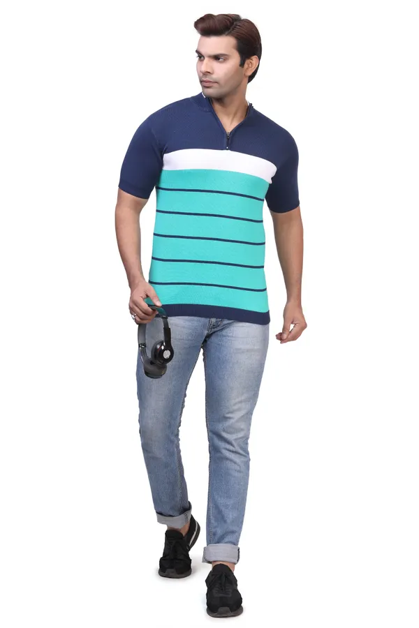Blue_Cotton_Premium_And_Elegant_Polo_T-Shirt_For_Men