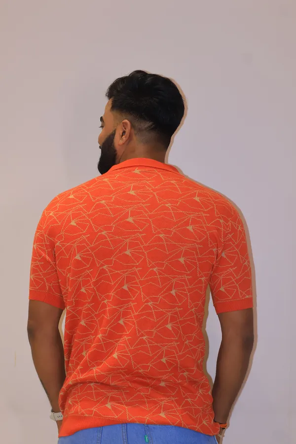 Orange_With_Blue_Cotton_Premium_And_Elegant_T-Shirt_For_Men