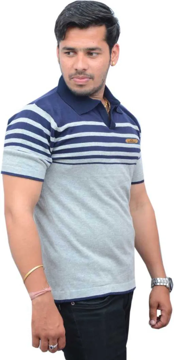 Navy_Blue_And_Grey_Cotton_Premium_And_Elegant_Polo_T-Shirt_For_Men
