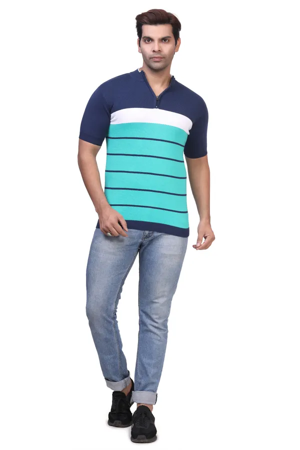 Blue_Cotton_Premium_And_Elegant_Polo_T-Shirt_For_Men