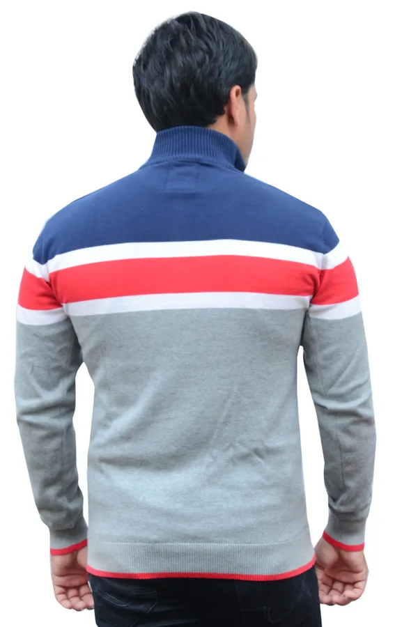 Navy_And_Coral_&_Grey_Wool_Blend_Premium_And_Elegant_High_Neck_Sweater_For_Men