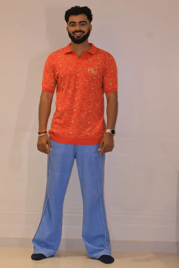 Orange_With_Blue_Cotton_Premium_And_Elegant_T-Shirt_For_Men