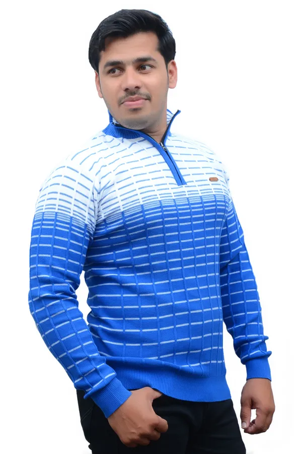 Blue_And_White_Wool_Blend_Premium_And_Elegant_Zipper_Sweater_For_Men