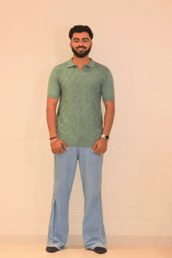 Sage_Green_Poly-Cotton_Knit_Premium_And_Elegant_Knit_Polo_T-Shirt_For_Men