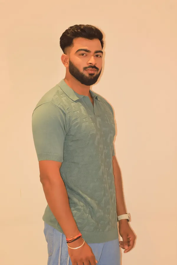 Sage_Green_Poly-Cotton_Knit_Premium_And_Elegant_Knit_Polo_T-Shirt_For_Men