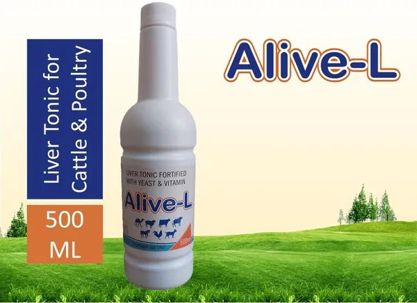 ALIVE_L_Liver_Tonic_Tified_With_Yeast_And_Vitamin_For_Cow/Buffalo/Sheep/Goat/Poultry/Horse/Fish/Dog/Cat