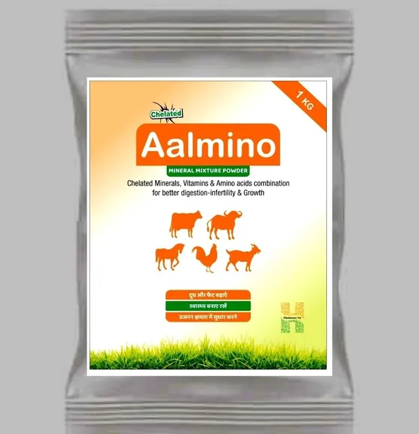 AALMINO_Chelated_Mineral_Mixture_For_Cow/Buffalo/Sheep/Goat/Poultry/Horse/Fish/Dog/Cat/Pig