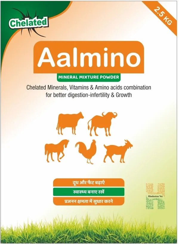AALMINO_Chelated_Mineral_Mixture_For_Cow/Buffalo/Sheep/Goat/Poultry/Horse/Fish/Dog/Cat/Pig