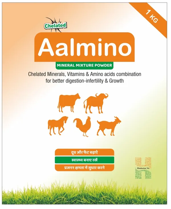 AALMINO_Chelated_Mineral_Mixture_For_Cow/Buffalo/Sheep/Goat/Poultry/Horse/Fish/Dog/Cat/Pig