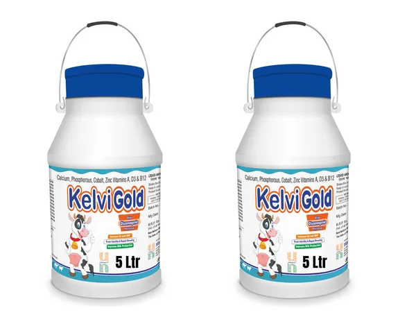 KELVIGOLD_Chelated_Liquid_Calcium_For_Cow/Buffalo/Sheep/Goat/Poultry/Horse/Fish/Dog/Cat/Pig