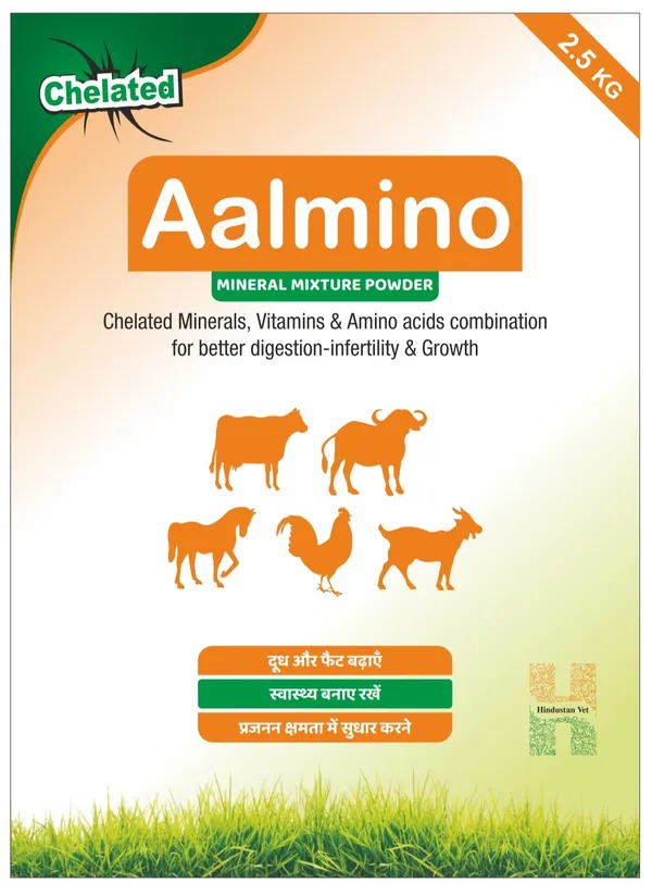 AALMINO_Chelated_Mineral_Mixture_For_Cow/Buffalo/Sheep/Goat/Poultry/Horse/Fish/Dog/Cat