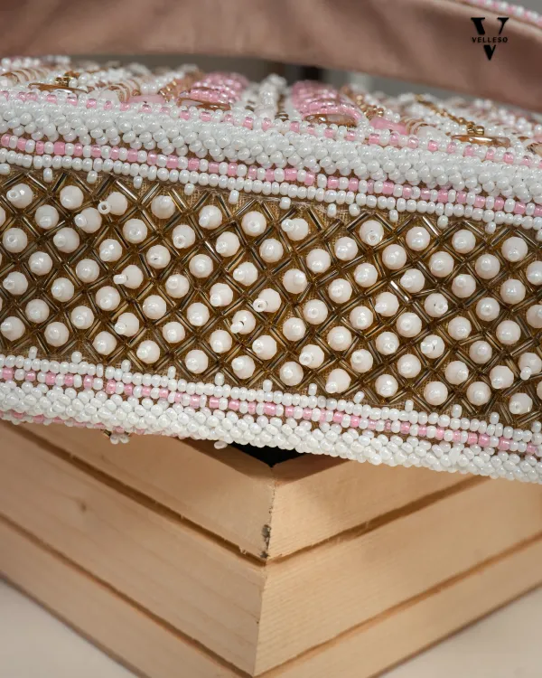 Aurela_Pastel_Pink_&_Gold_Beaded_Crescent_Clutch