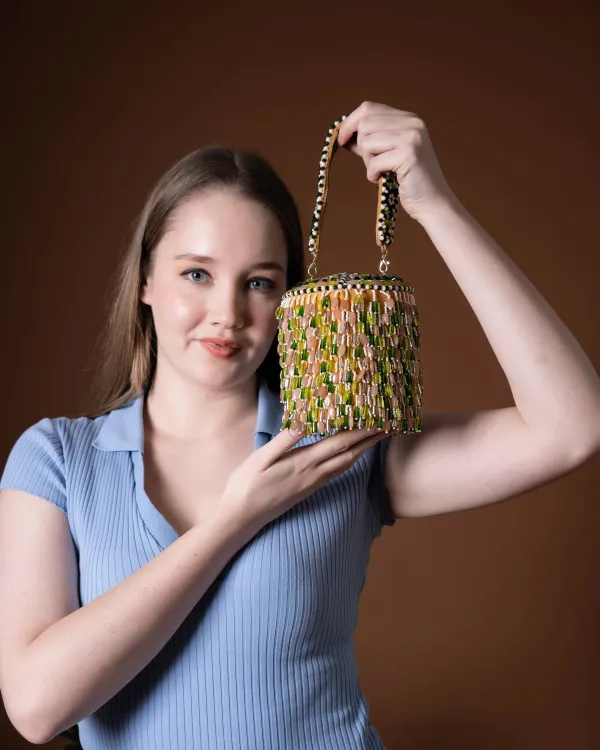 Ameira_Green_&_Nude_Crystal_Beaded_Box_Bag