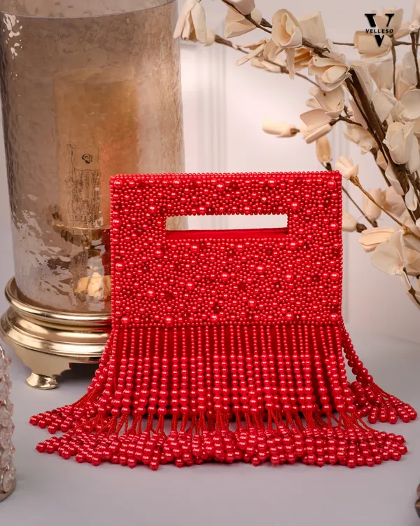 Noor_Jahan_Regal_Crimson_Beaded_Fringe_Clutch