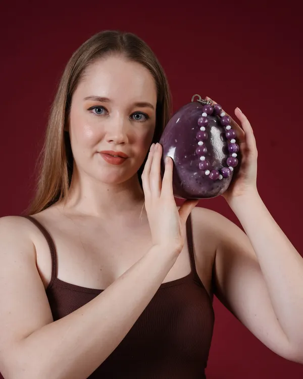 Purple_Glass_Beads_Velvet_Thread_Embroidery_Zip_Closure_Clutch_For_Women