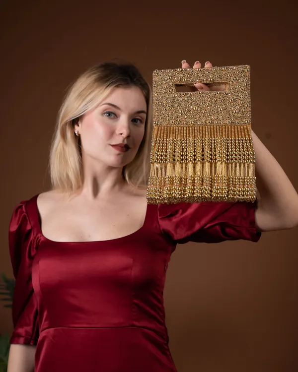 Noor_Jahan_Regal_Crimson_Beaded_Fringe_Clutch
