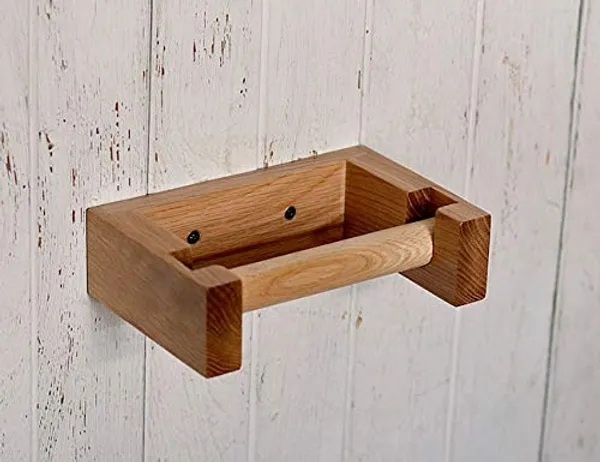 Brown_Solid_Wood_Premium_Toilet_Paper_Holder_For_Home