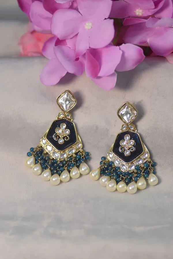 Green_Brass_Earrings_For_Women