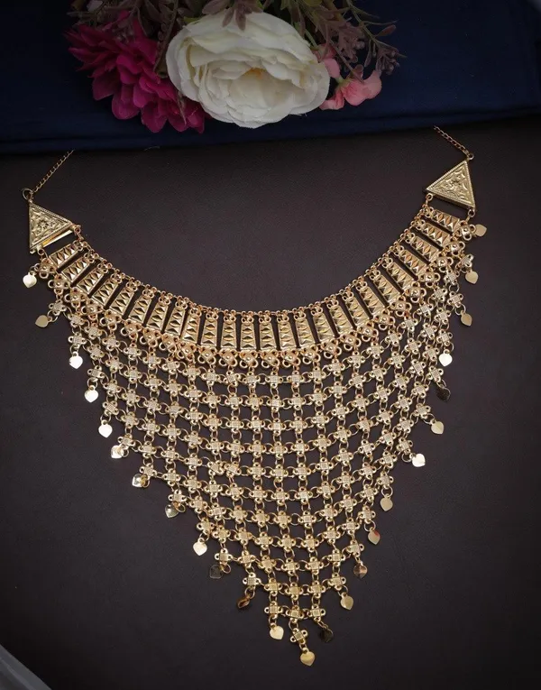 Gold_Toned_Beadwork_Coin_Accents_Traditional_Statement_Necklace