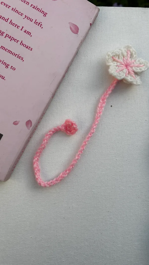 Handmade_Crochet_Flower_Bookmarks_-_Set_of_3_(Yellow,_Purple,_Pink)