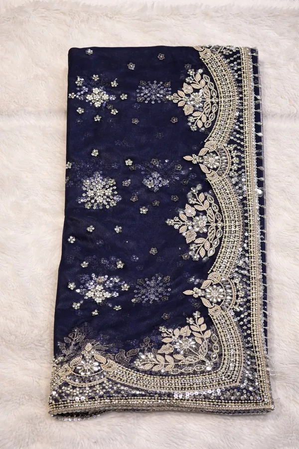 Navy_Blue_Embellished_Saree_Blouse_With_Intricate_Beadwork_And_Pearl_Detailing