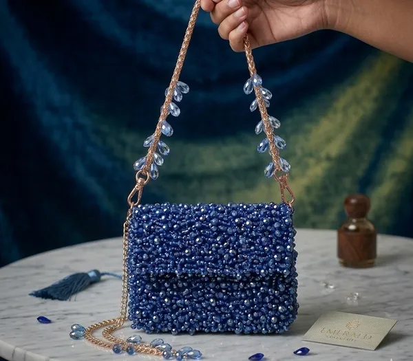 Gleam_Mini_Crystal_Embellished_Evening_Clutch_With_Beaded_Strap_For_Women