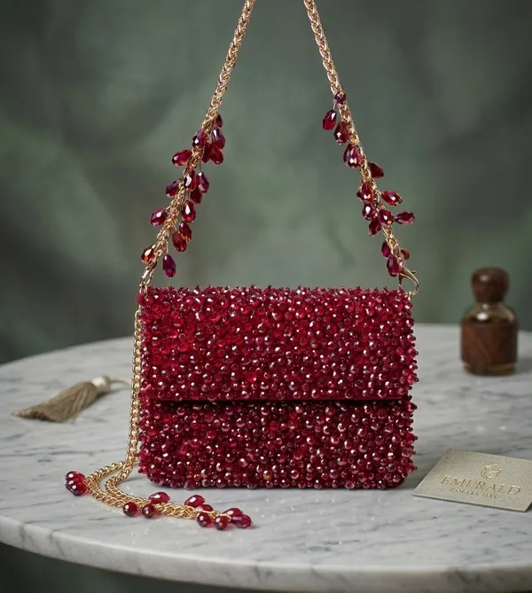 Gleam_Mini_Crystal_Embellished_Evening_Clutch_With_Beaded_Strap_For_Women