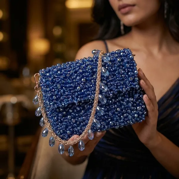 Gleam_Mini_Crystal_Embellished_Evening_Clutch_With_Beaded_Strap_For_Women